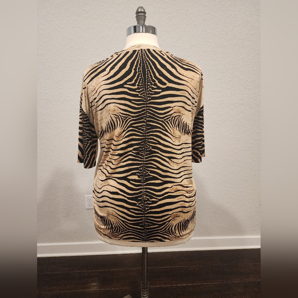Fashion Nova 2 piece set Tiger print stretchy XL Trendy Comfortable - Picture 5 of 10